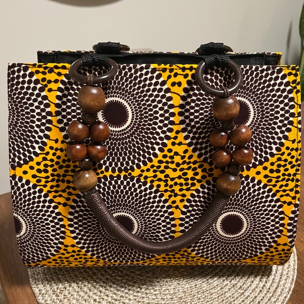 African Ankara Print Handbag